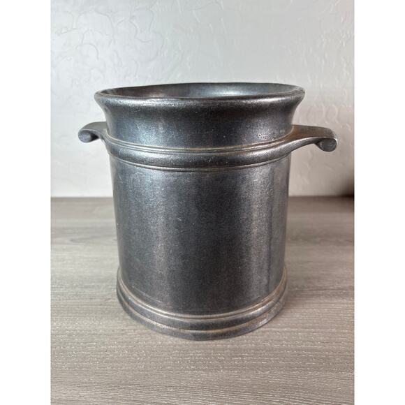 Vintage Wilton Armetale Country Ware Pewter Ice Bucket Canister stamped 1975 - Picture 5 of 11